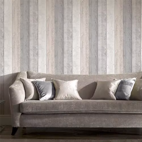 Arthouse Pink and Grey Painted Wood Effect Wallpaper 902809 – 3