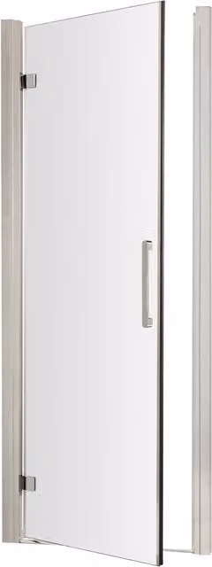 Balterley Sonic 900mm Hinged Shower Door with 8mm Silver Glass and Chrome Bar Handle