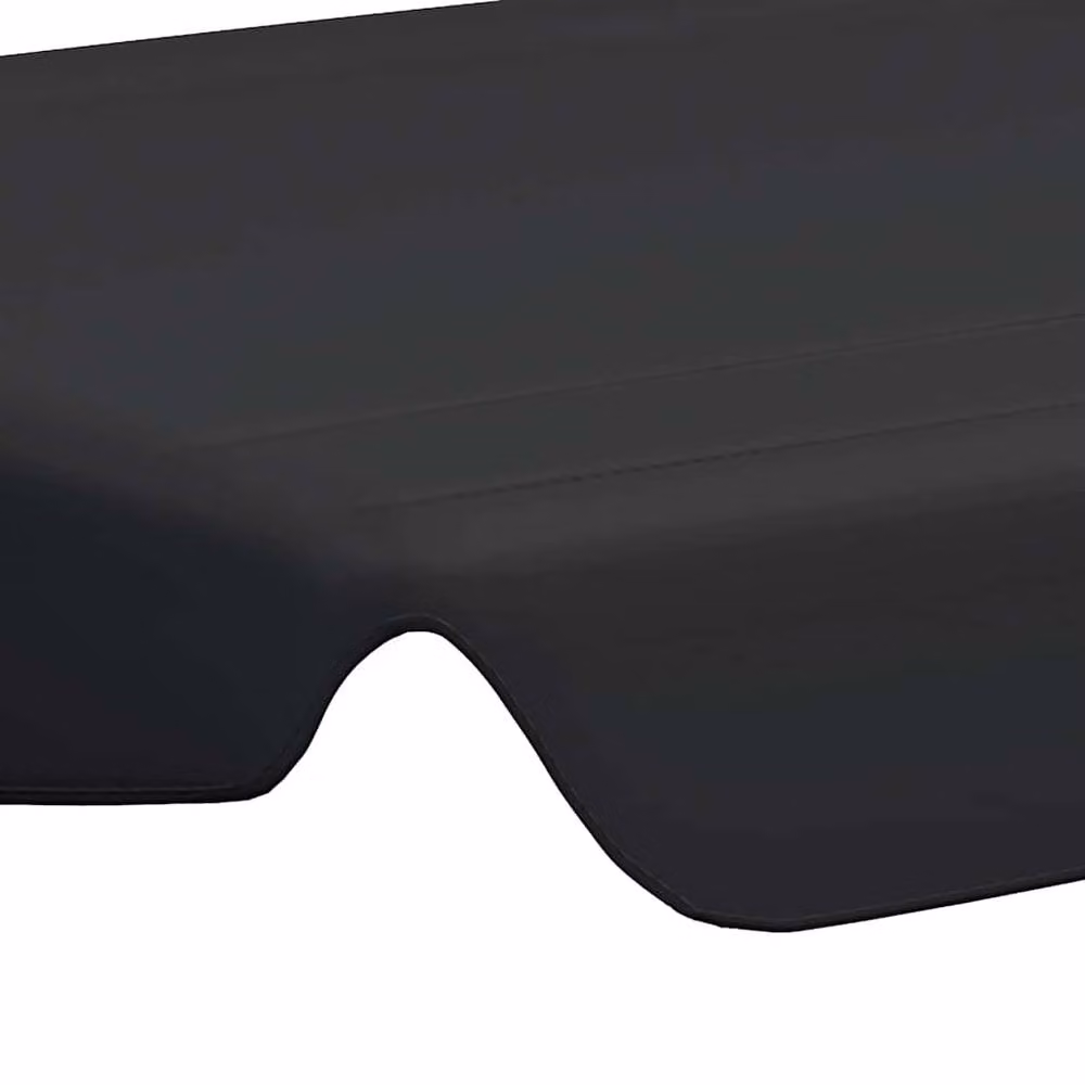 Berkfield Home Replacement PVC-Coated Garden Swing Canopy, Black, W: 150 cm, D: 105 cm, H: 70 cm – 5