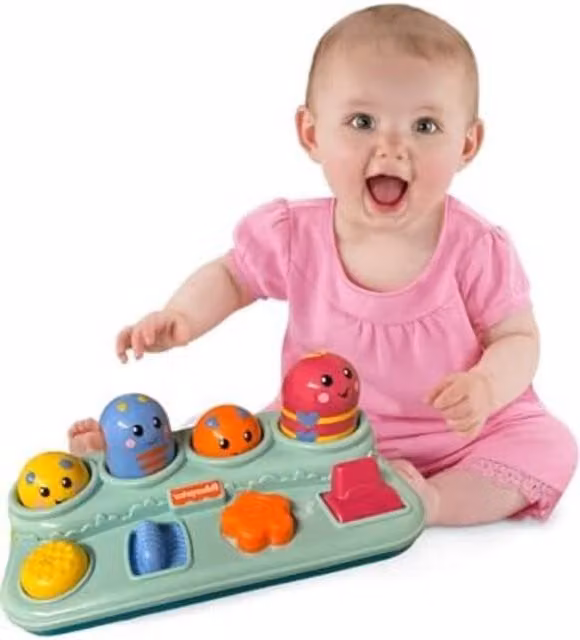 Fisher-Price Brilliant Basics Boppin Activity Bugs Multicolour Sensory Toy