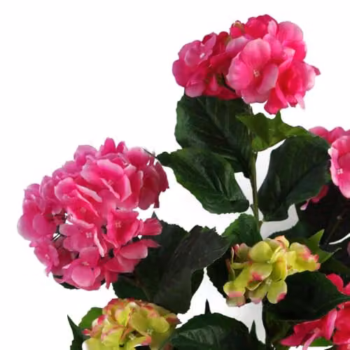 Leaf Design UK Pink Artificial Hydrangea Potted Plant, Height: 90 cm – 2
