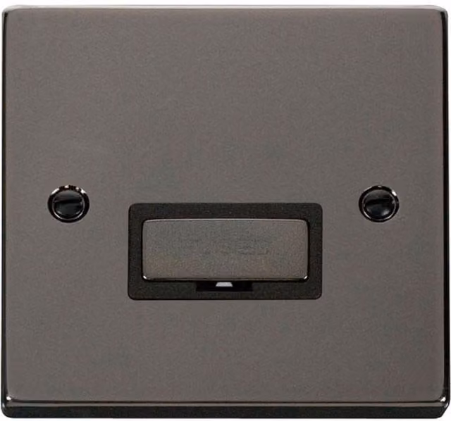 SE HOME Black Flush Socket with Plate