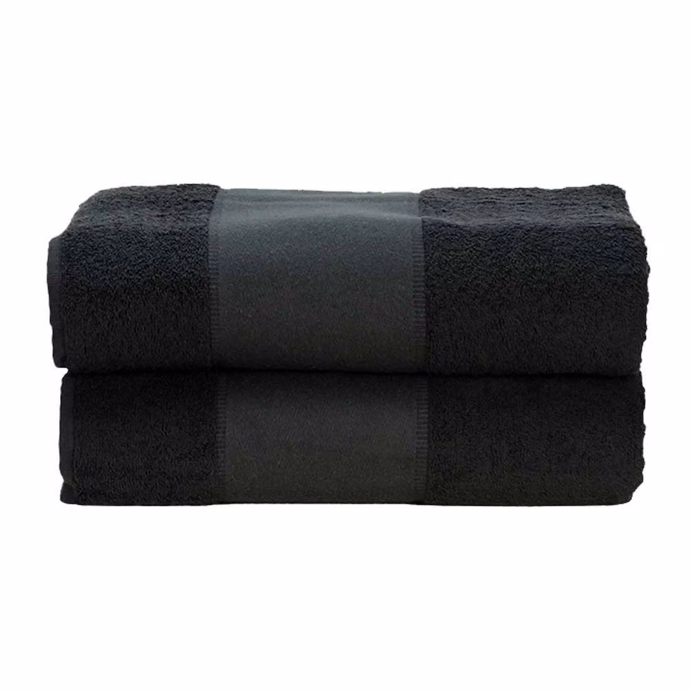 ARTG Personalised Black Cotton Terry Hand Towel – 2