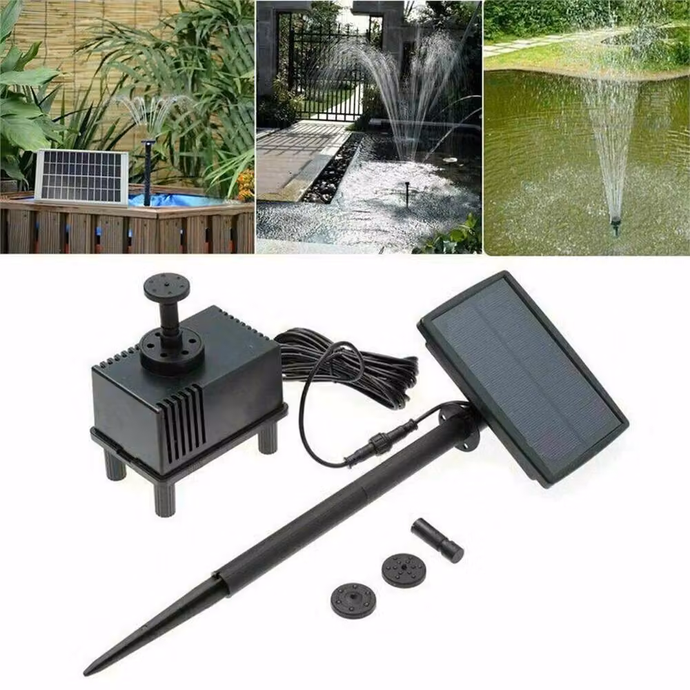 Nordara Solar Fountain Water Pump for Garden Ponds and Bird Baths, Black – 2
