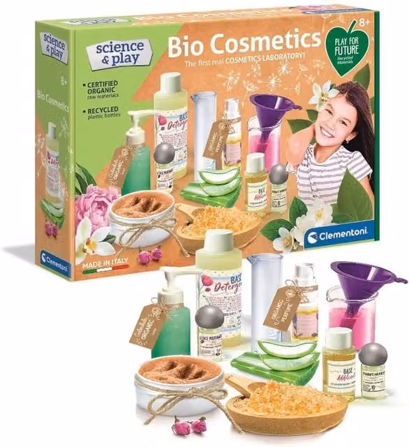 Clementoni My Organic Cosmetics Laboratory Science Kit in Multicolour
