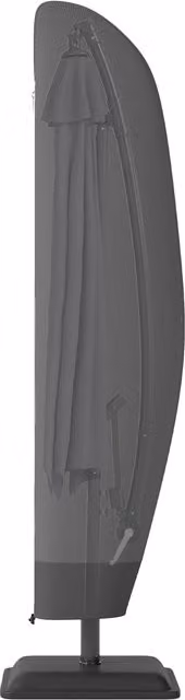 Outsunny Black PVC-Coated Polyester Cantilever Parasol Cover
