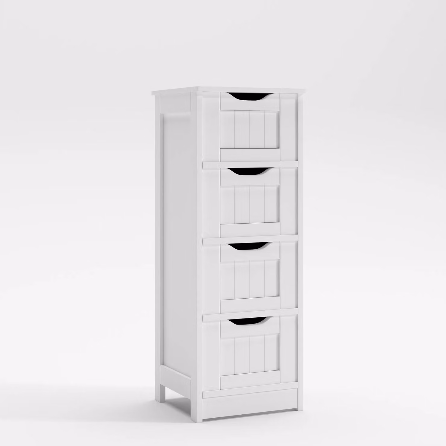 MCC Direct Toby 4 Drawer Freestanding Bathroom Storage Unit, White – 2