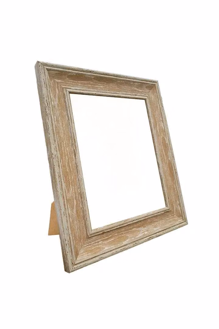 Frames & Mirrors 4U Scandi Single Rectangular Photo Frame, A3, Brown and Grey – 2