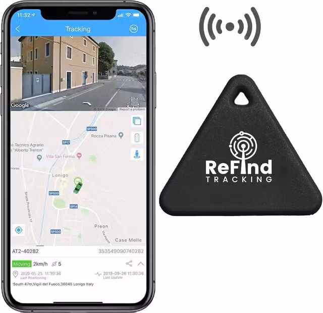 ReFind R3 Smart Bluetooth Tracker for Mobile Phones - Black