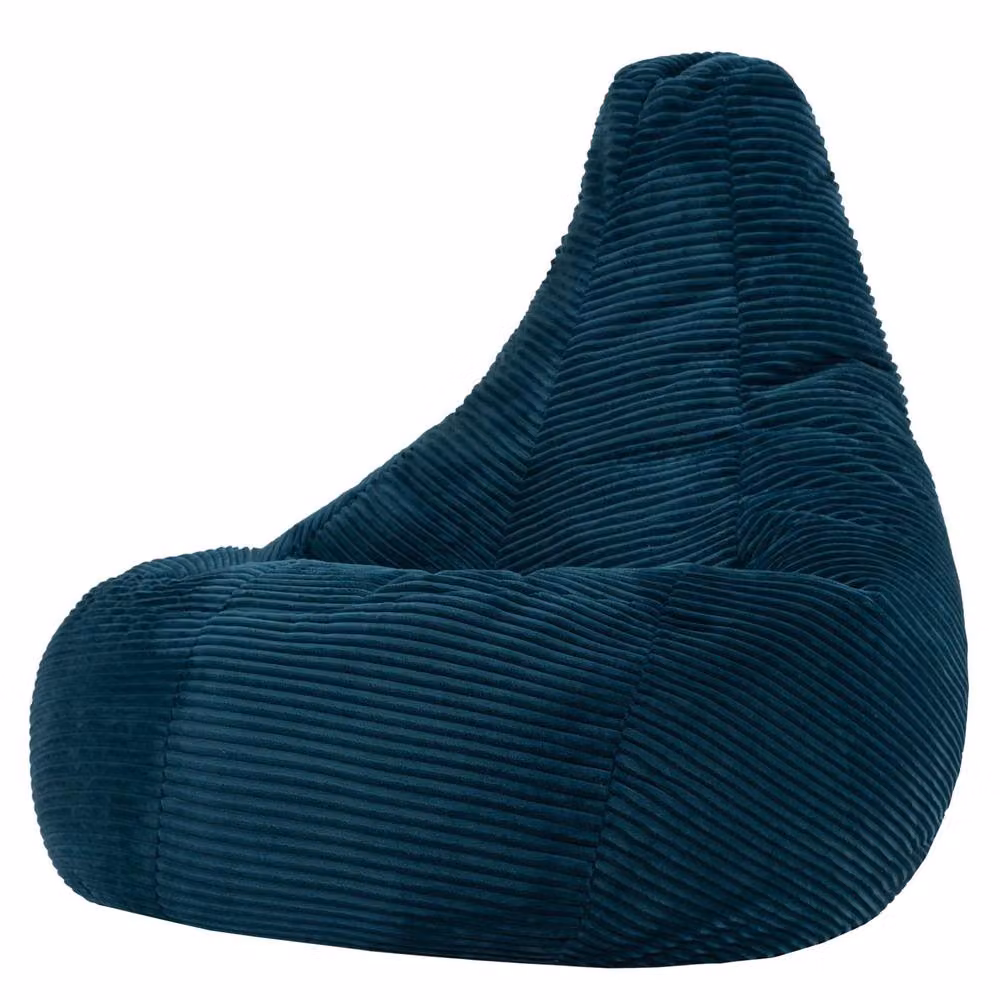 icon Dalton Corduroy Bean Bag Recliner in Petrol Blue – 2