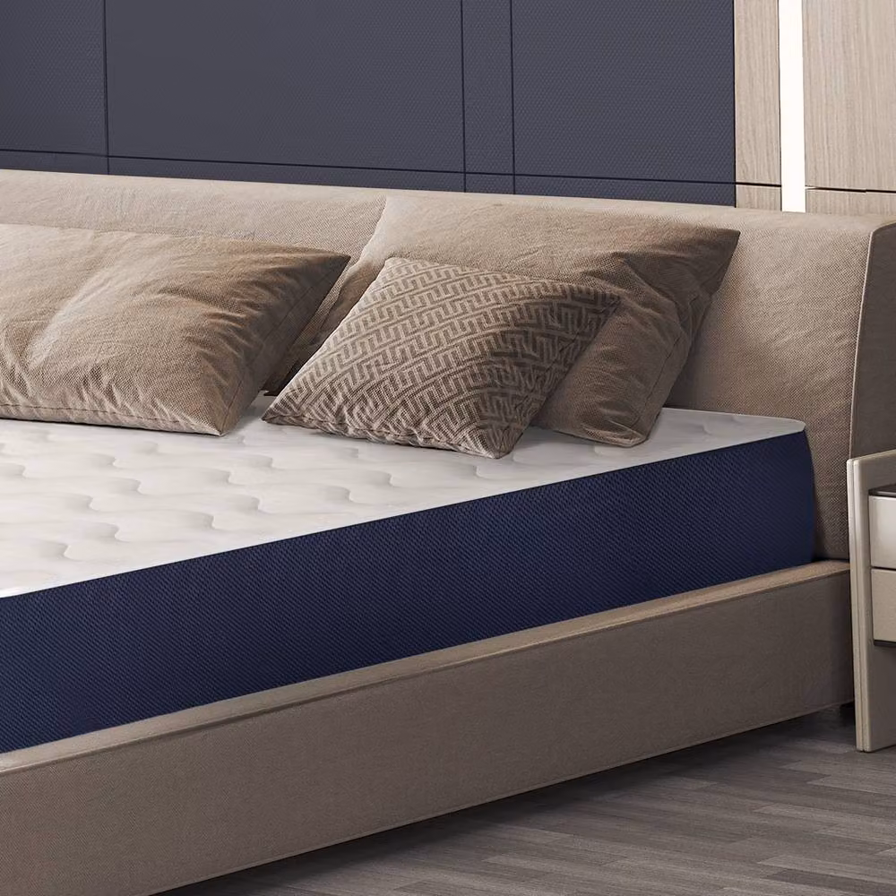 White Stone Antibacterial Comfort Foam Mattress in White, EU Double, 10 cm Height – 6