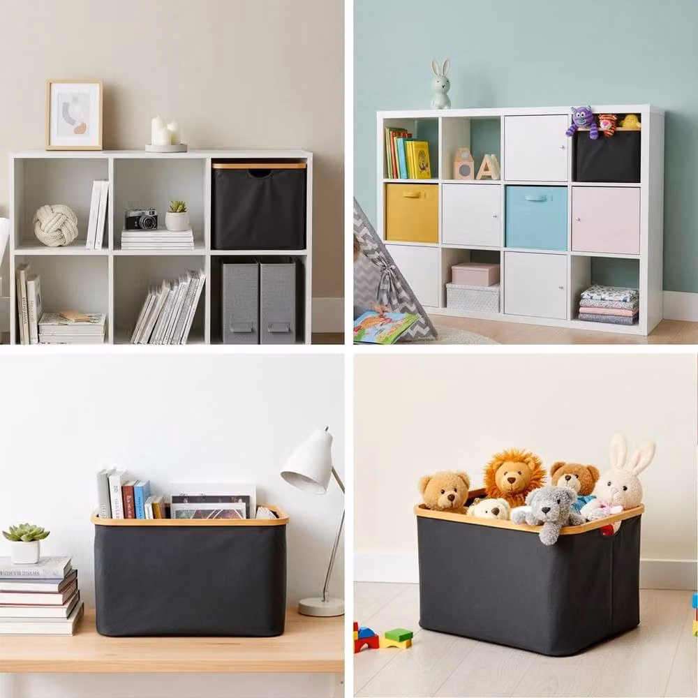 Kelvenix Black Foldable Laundry Basket 60L – 4