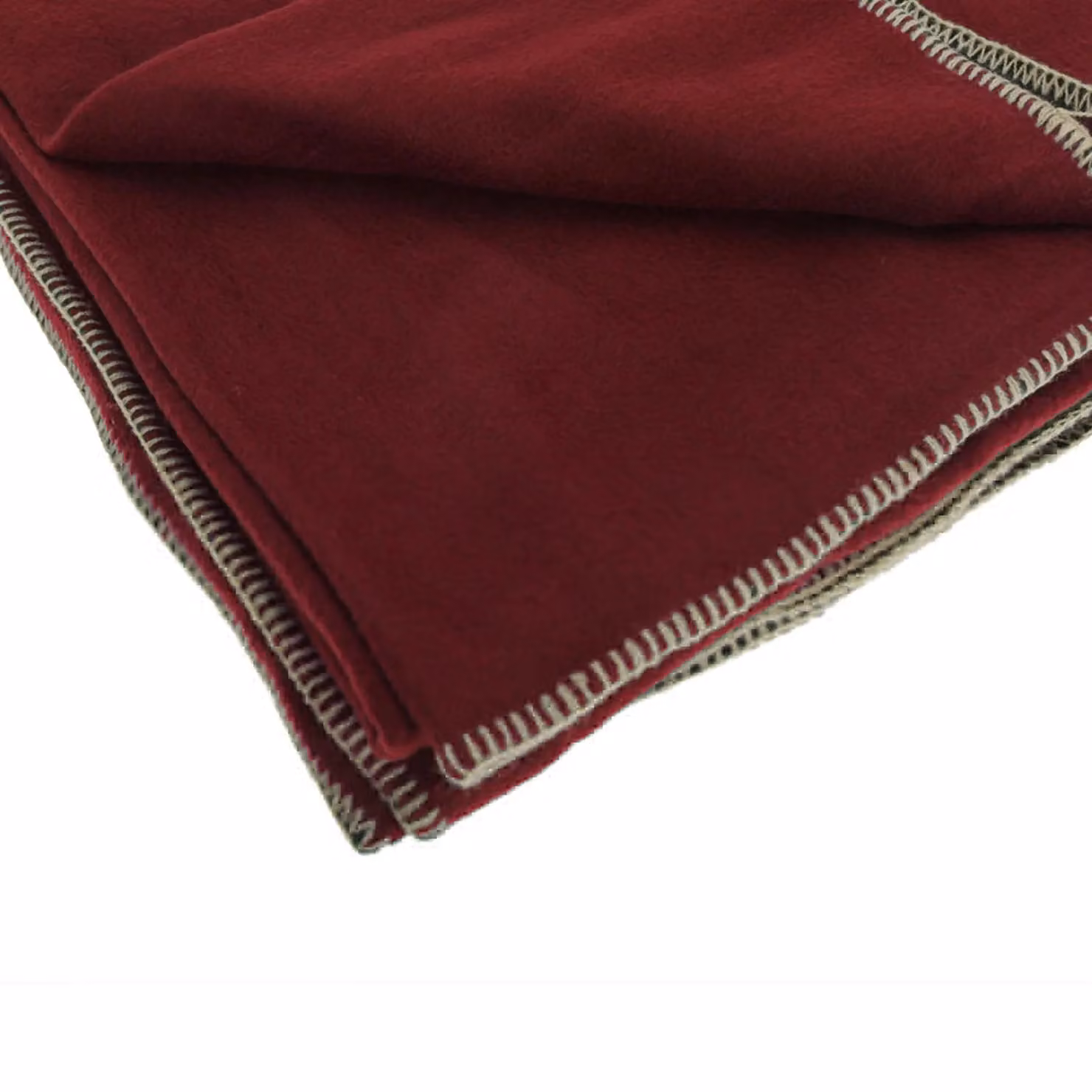 Result Plain Warm Outdoor Fleece Blanket in Red – 2
