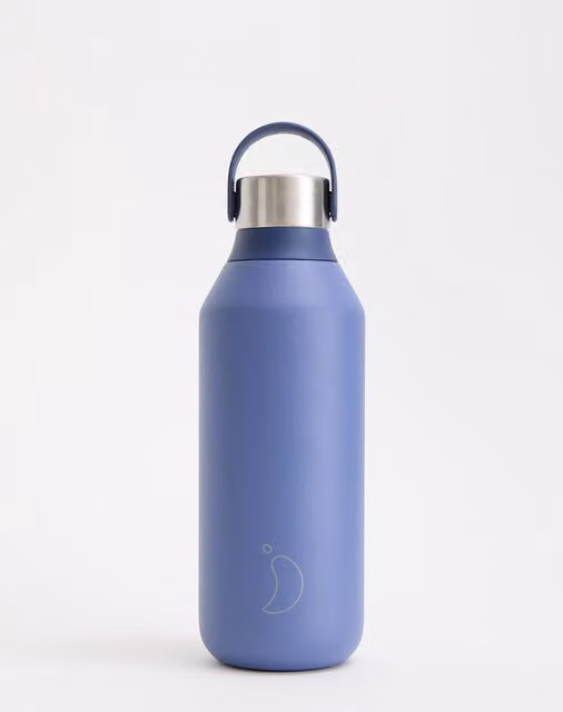 Chilly's Series 2 Stainless Steel Water Bottle, 500ml, Blue