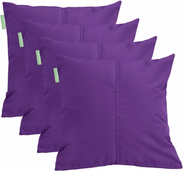 Gardenista Premium Purple Square Garden Scatter Cushion, W: 45.72 cm, H: 45.72 cm