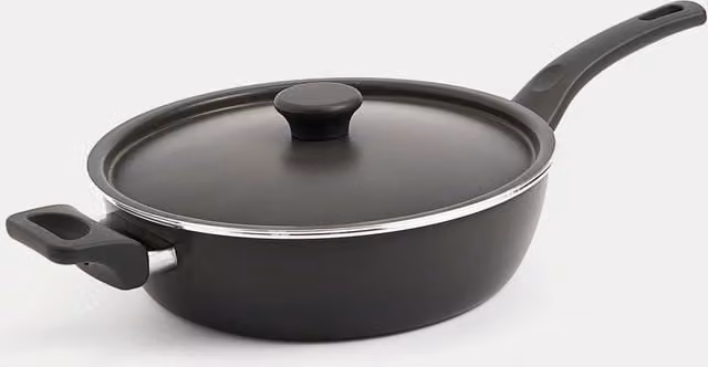 M&S All In One Non-Stick Saucepan, Charcoal, 28 cm