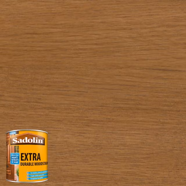 Sadolin Extra Durable Water Repellent Woodstain, Natural Brown, 0.5 l