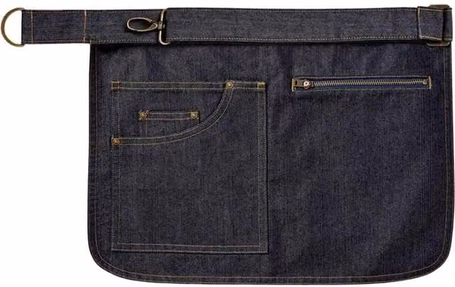 Premier Metro Poly-Cotton Hip Apron in Blue – 1