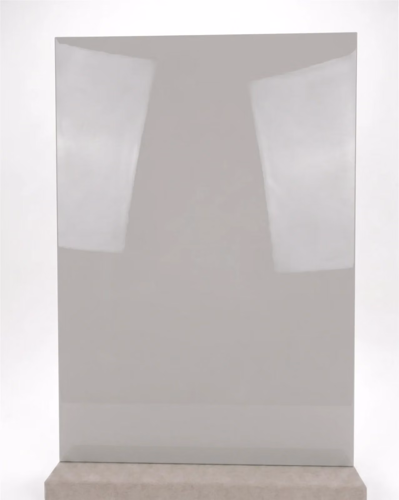 Gloss Light Grey Kitchen Cabinet Door Replacement MDF Front 18mm W: 300mm