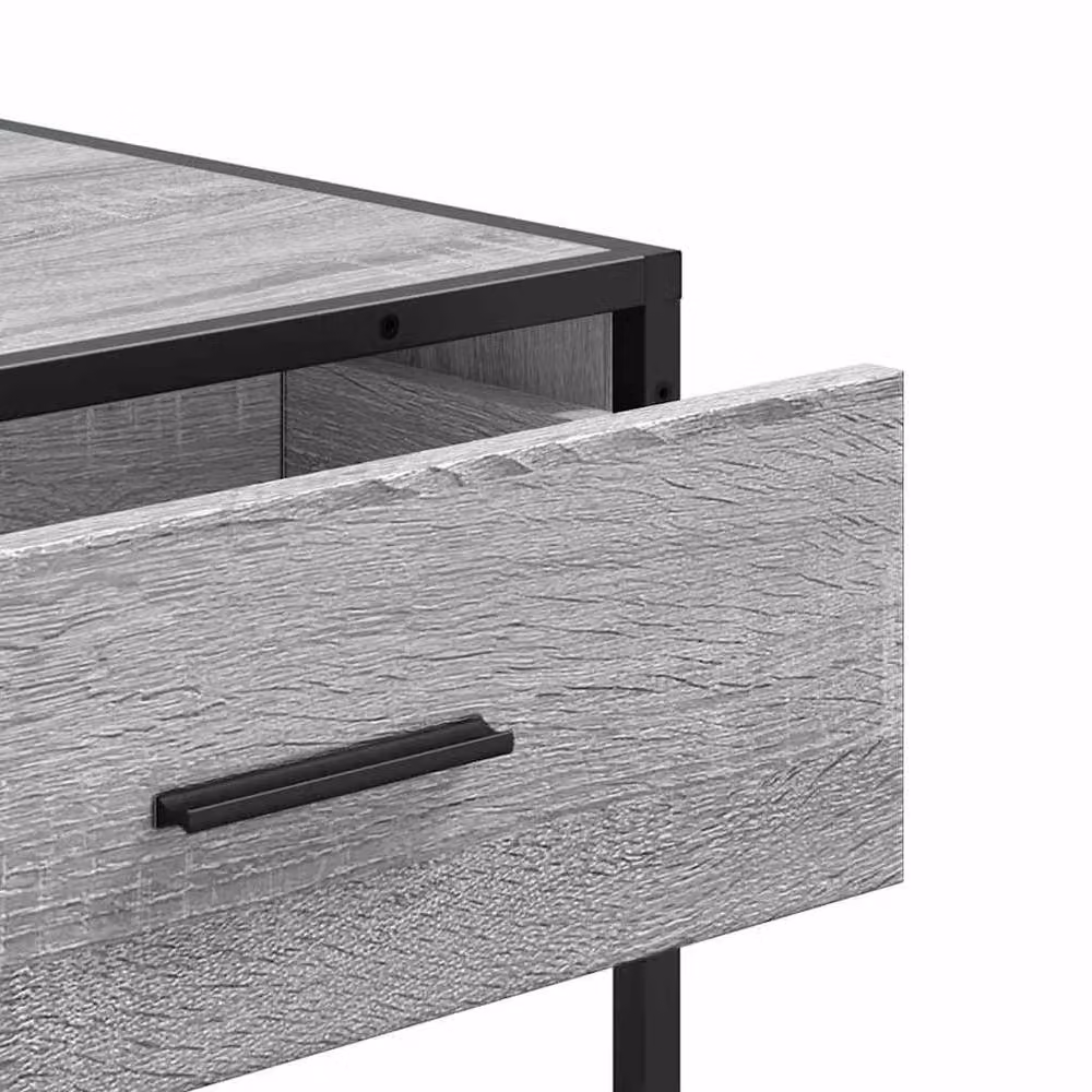 Berkfield Home Grey Sonoma Console Table, W/D/H: 90 x 35 x 80 cm – 4