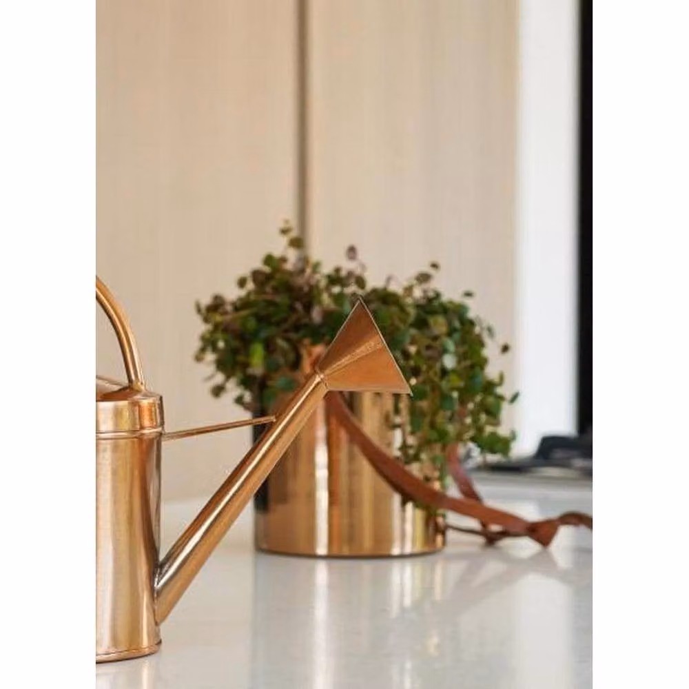 Lemon Pavilion Kensington Traditional Copper Watering Can in Gold, W: 40 cm, D: 40 cm, H: 25 cm – 3