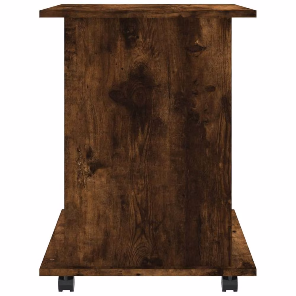 Berkfield Home Rolling Cabinet in Smoked Oak Brown, W/D/H: 60 x 45 x 60 cm – 4