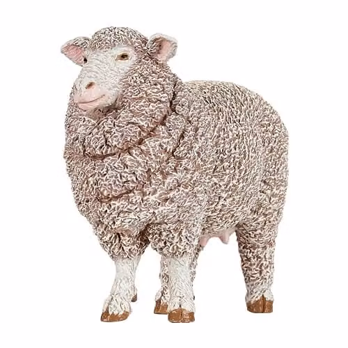 Papo Farm Life Collection Realistic White Merino Ewe Figure
