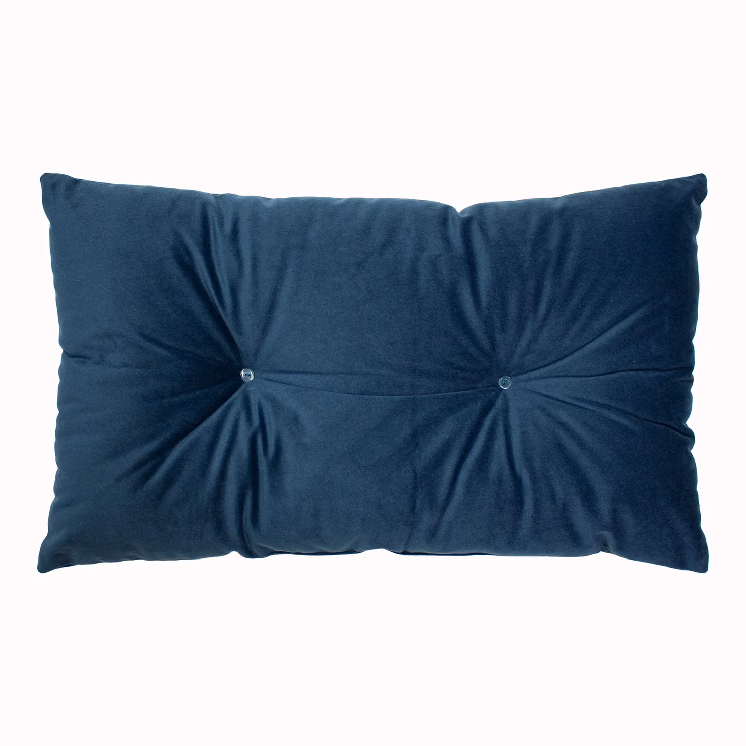 Paoletti Panther Velvet Rectangular Boudoir Cushion in Blue, W: 50 cm, H: 30 cm – 2