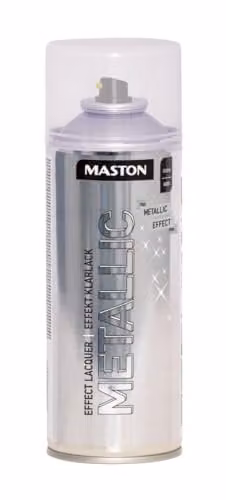 Maston Clear Gloss Spray Paint with Metallic Effect, 400 ml