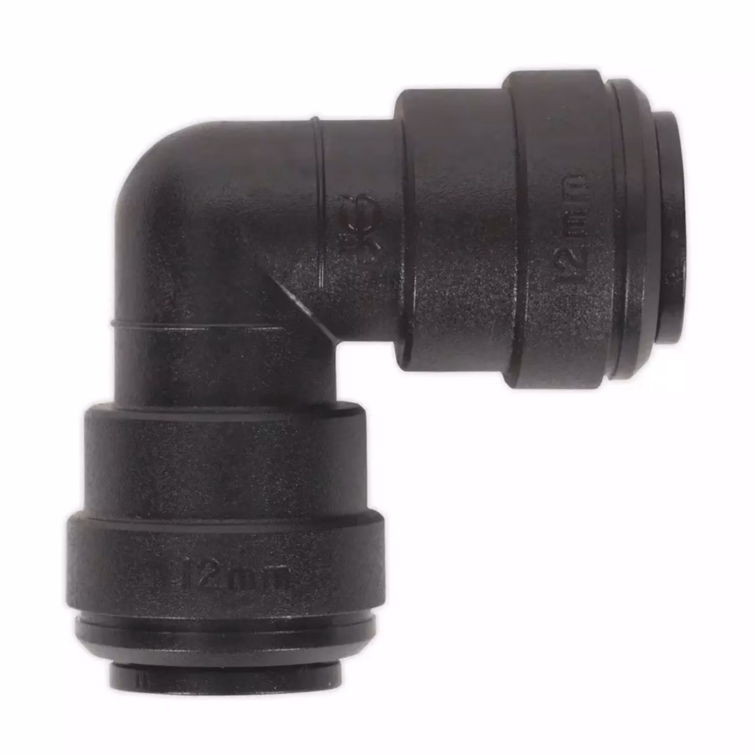John Guest Speedfit 12mm Union Elbow Connector in Black – 2