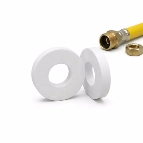 ReallyRecycle 1/2 inch White Nylon and Plastic Flat Ring Gasket Sealing Washers