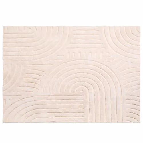 OHS Rugs Hand-Tufted Abstract Arches Area Rug in Beige, W: 160 cm, L: 230 cm – 2