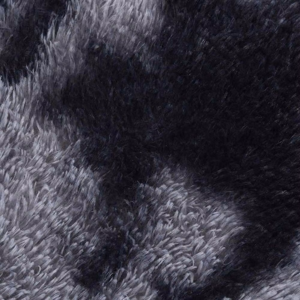 Berkfield Home NAVARRA Shaggy High Pile Rug, Dark Grey, W/D: 100 x 100 cm – 4