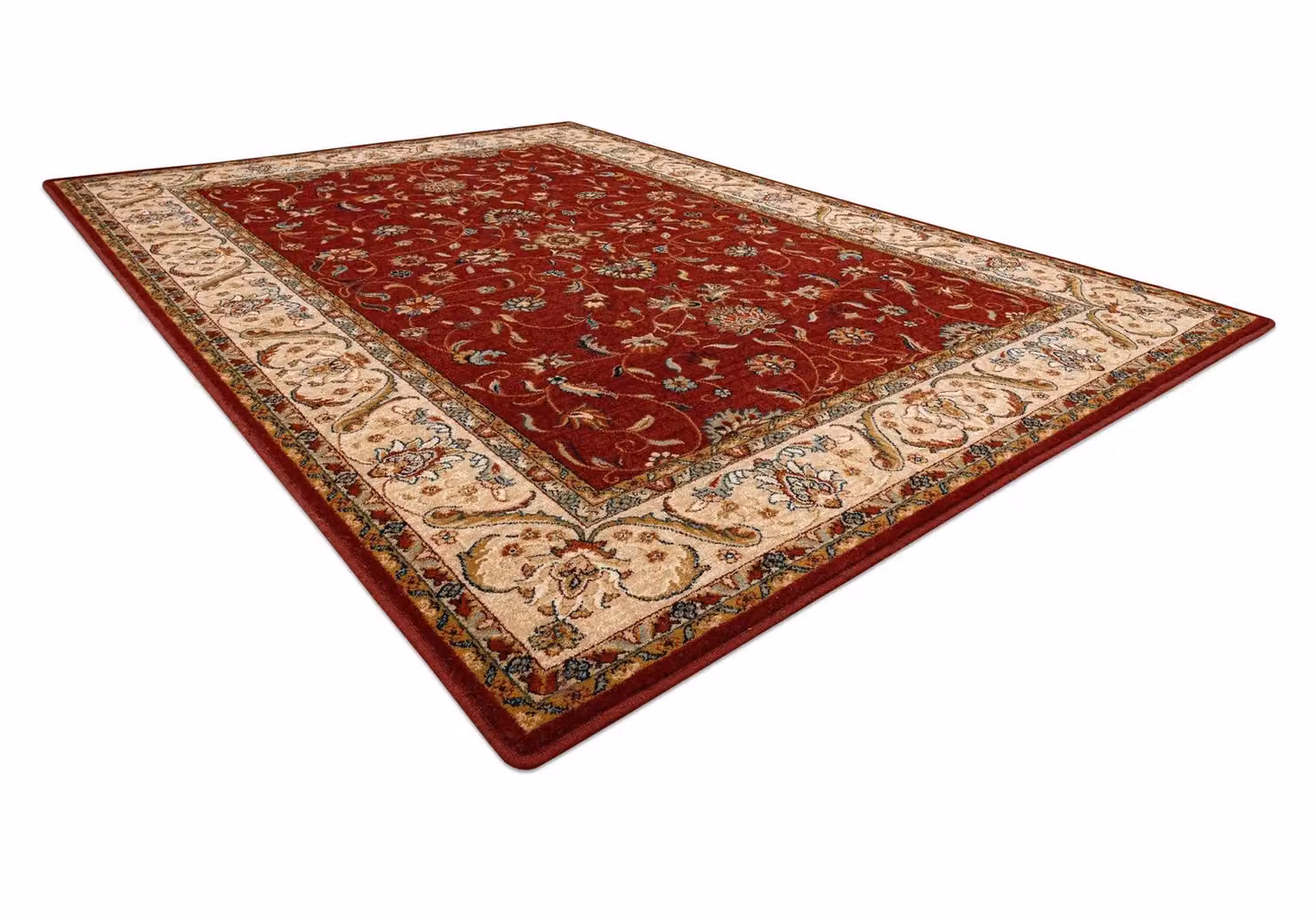 RugsX Red Vintage Wool Omega Rectangular Rug W: 66 cm, L: 100 cm – 2