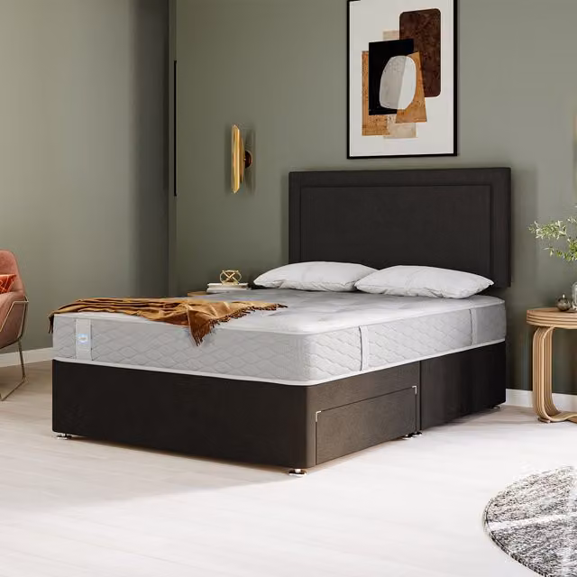 Sealy Mellbreak Ortho Plus Mattress in Grey, W 140 cm x L 200 cm