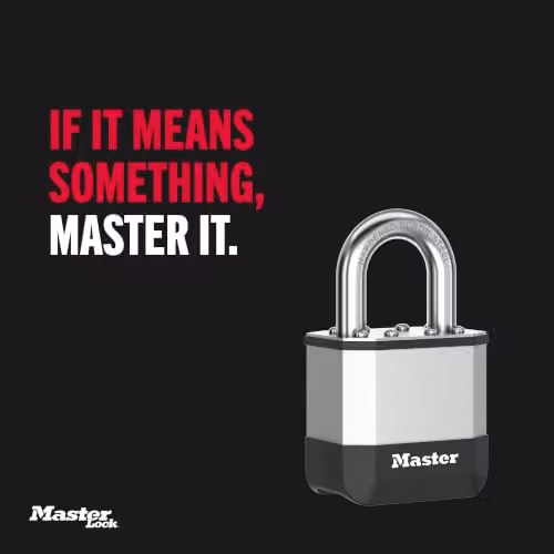 Master Lock Elite Laminated Steel Padlock, 52mm, Silver, Pack of 2 – 7
