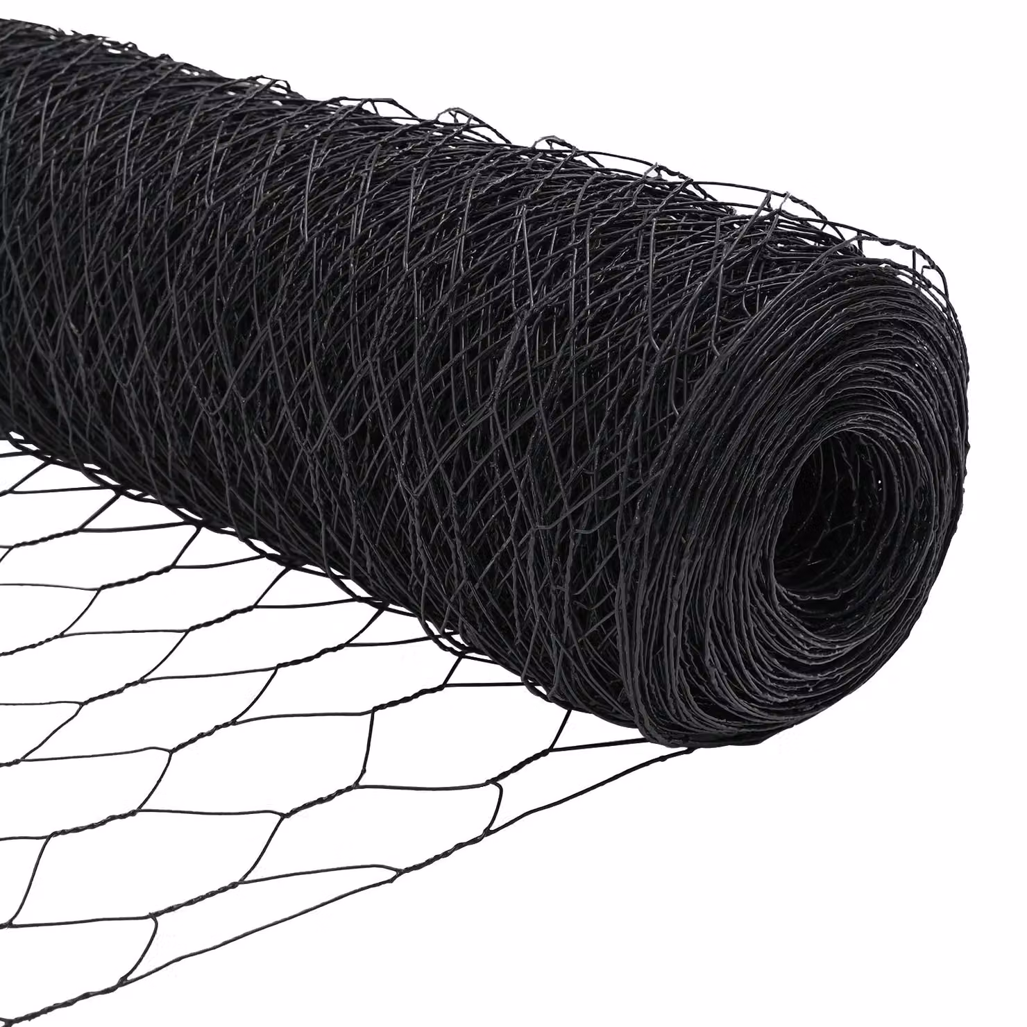 Berkfield Home Grey PVC-Coated Hexagon Steel Fence, 1 x 10 m – 3
