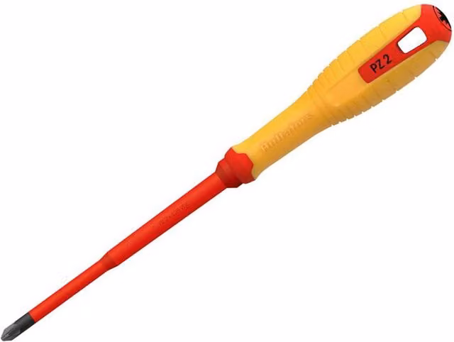 Hultafors VDE Pozidriv PZ2 Manual Screwdriver, Multicolour, Length: 125 mm