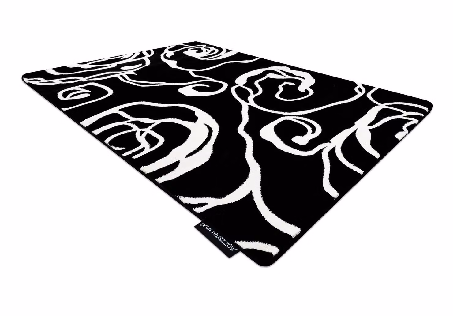 RugsX Hampton Geometric Rectangular Rug in Black, W: 80 cm, L: 150 cm – 3