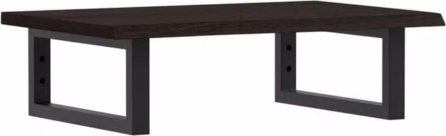 Berkfield Home Wall Mounted Basin Shelf in Brown Oak and Steel – 1