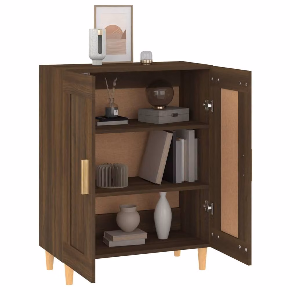 Berkfield Home Classic Sideboard in Brown Oak, W/D/H: 69.5 x 34 x 90 cm – 3