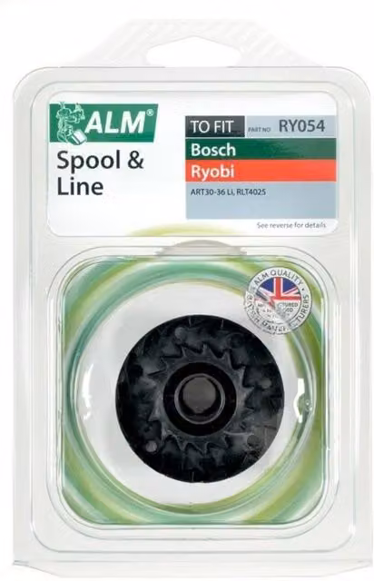 ALM Grass Trimmer Spool and Line in Black