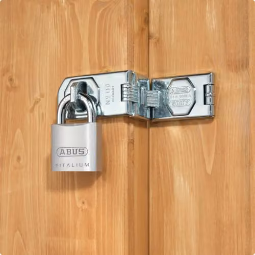 ABUS Titalium Padlock Keyed Alike in White and Silver, Security Level 6, 50 mm – 2