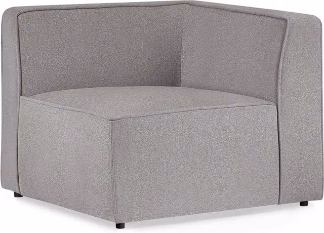 Julian Bowen DISCON Lago Reversible Sectional Combination Sofa in Grey Fabric