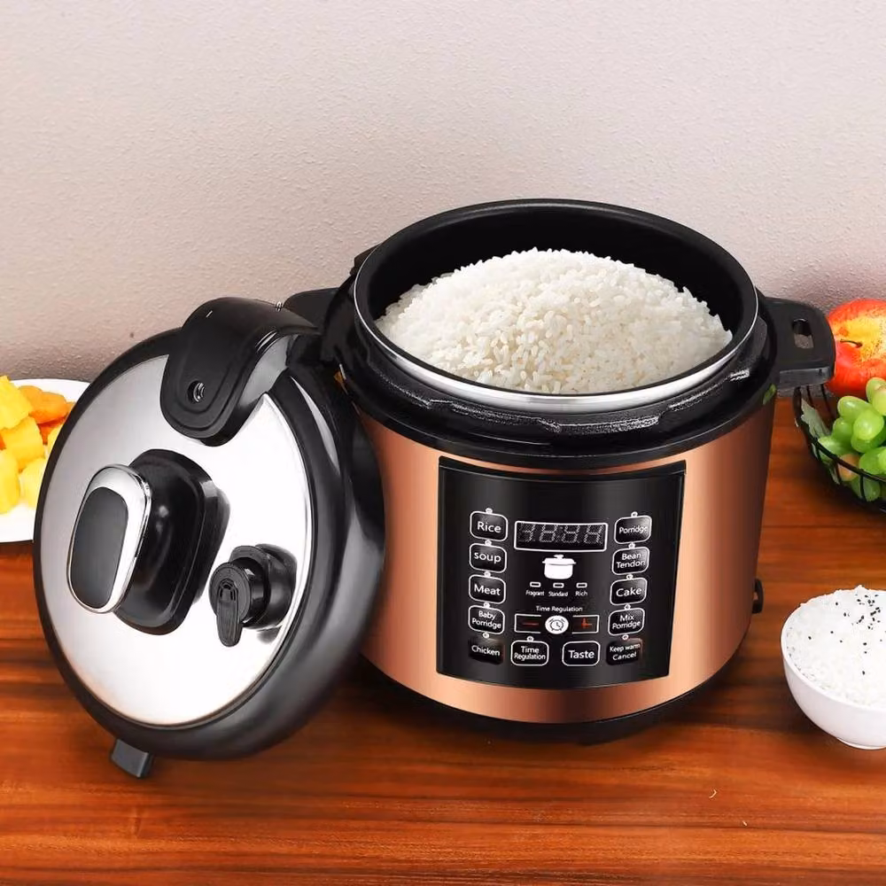 SPETLEK Digital Electric Pressure Multi Cooker with Stainless Steel Finish and Digital Display in Multicolour – 3