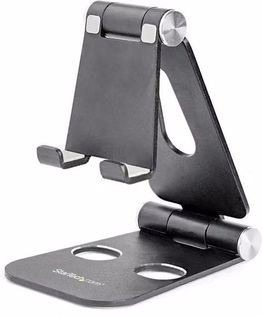 StarTech Foldable Universal Mobile Device Stand in Black