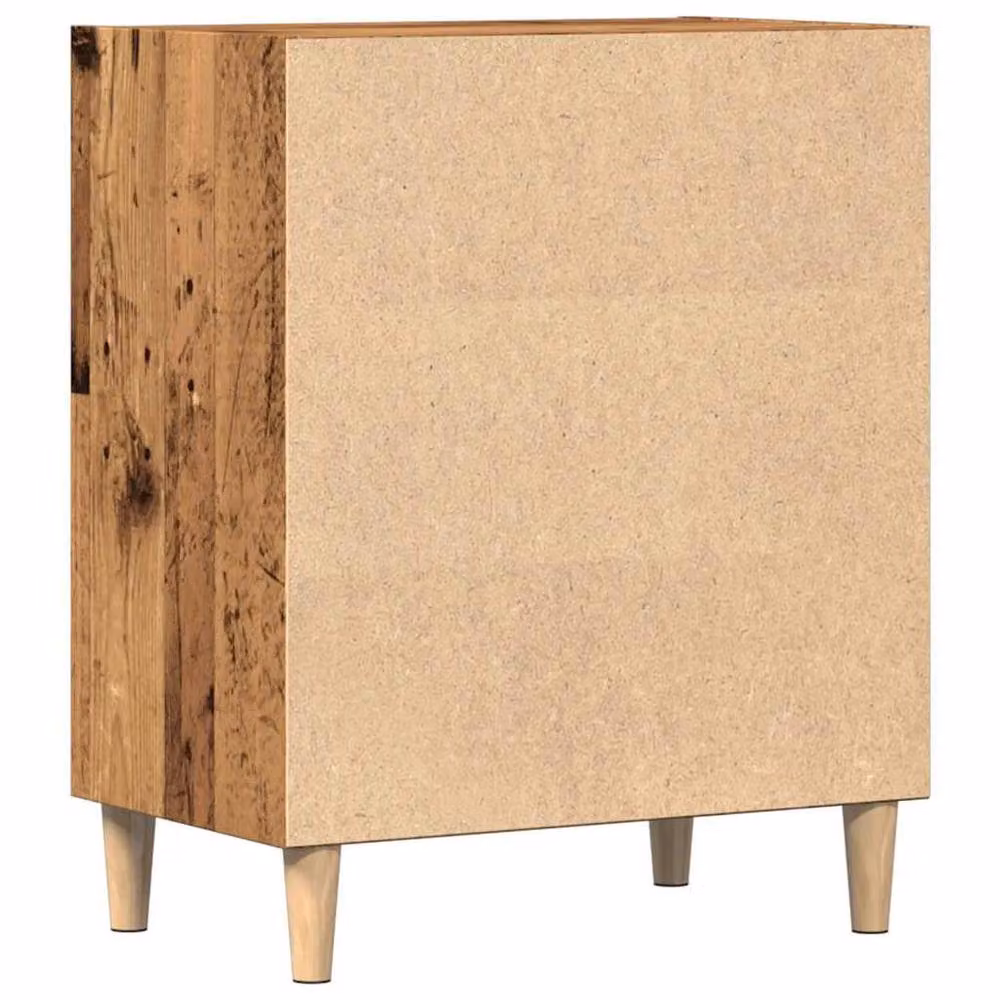 Berkfield Home Rustic Old Wood Sideboard in Brown, W/D/H: 57 x 35 x 75 cm – 5