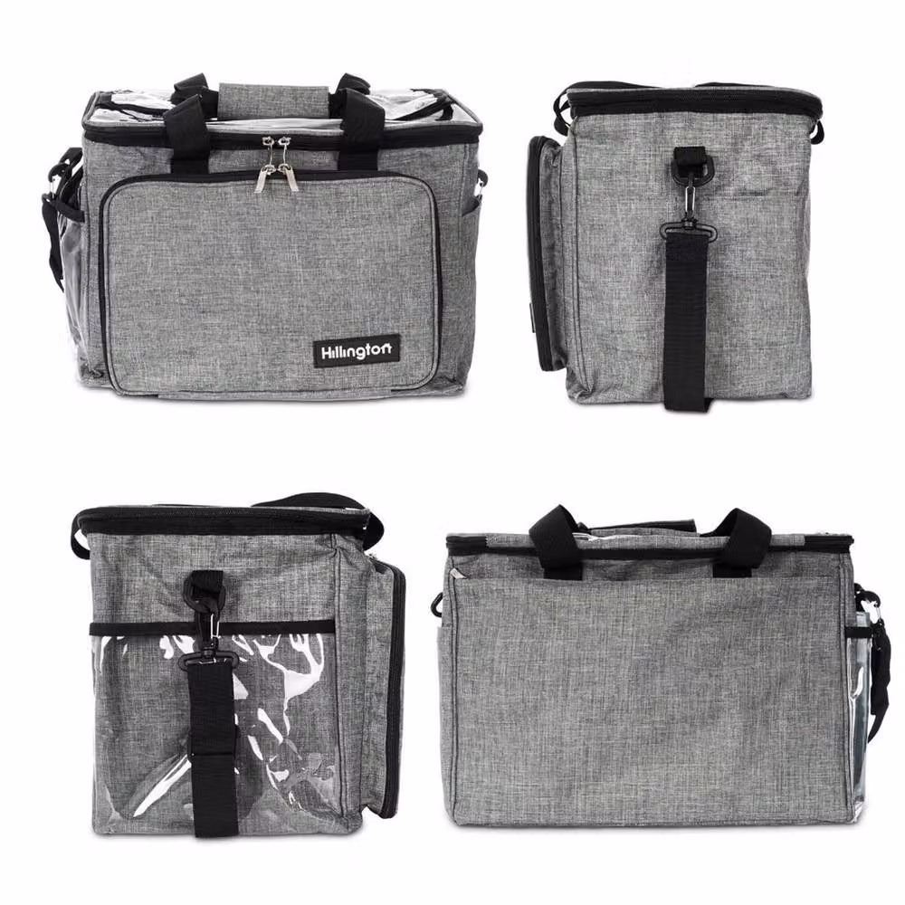 Nordara Portable Knitting and Crochet Storage Bag and Needle Organiser in Grey – 4