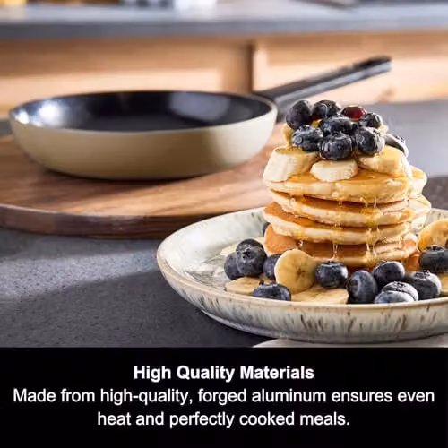 Morphy Richards Beige Ceramic Frying Pan, 20cm, Oven Safe, Aluminium – 3