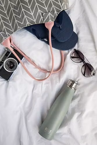 BUILT New York Perfect Seal Vacuum Insulated Stainless Steel Water Bottle, Storm Grey, 480 ml – 3